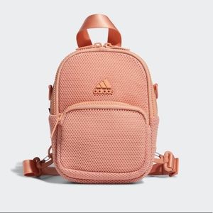 Adidas Air-Mesh mini backpack in light pink